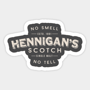 Hennigans Scotch Sticker